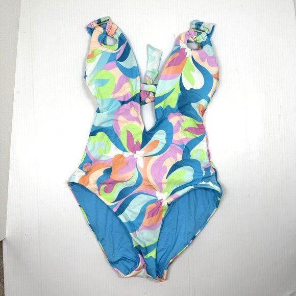 Becca by Rebecca Virtue One-piece Swimsuit Women's All That Glitter Size Small - Picture 7 of 9